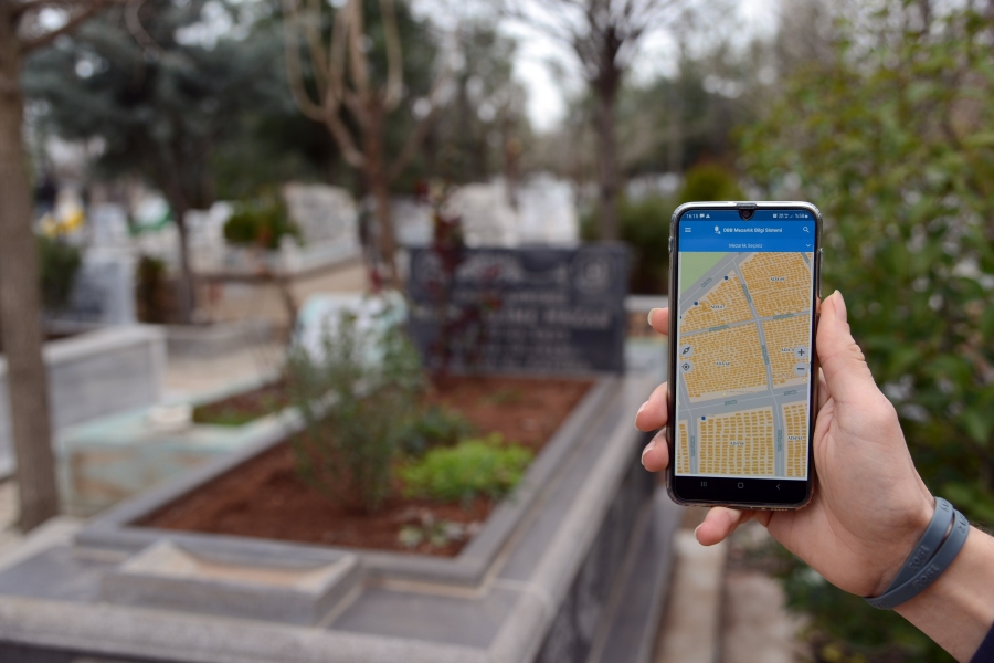 Yeni mobil uygulama ile mezarlıklar kolayca bulunuyor