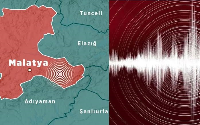 Malatya’da 1 dakika arayla iki deprem!