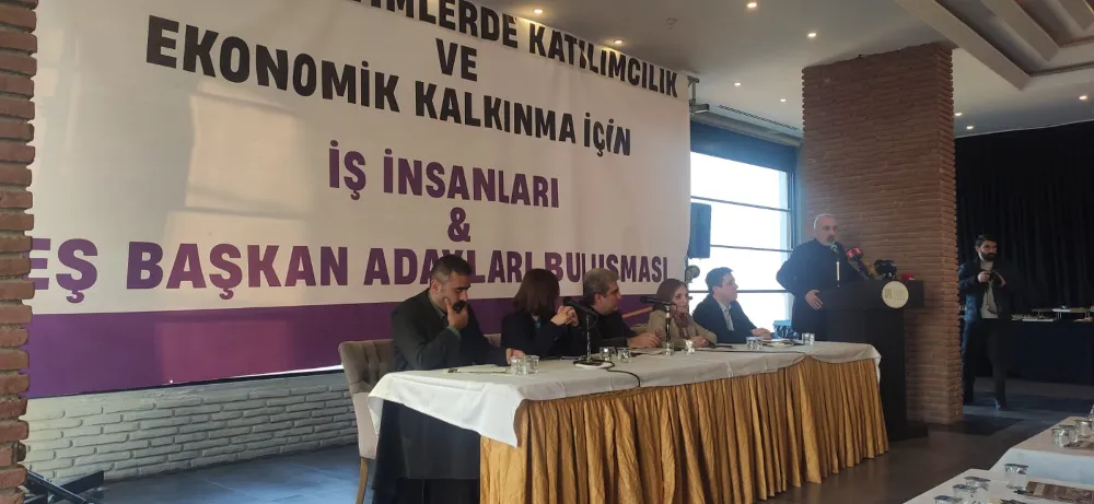 DEM Parti Diyarbakır Büyükşehir adayları iş dünyasıyla kentin sorunlarını tartıştı