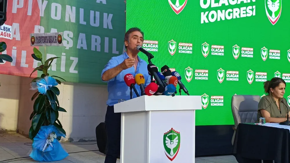 Aziz Elaldı, yeniden Amedspor başkanı seçildi 