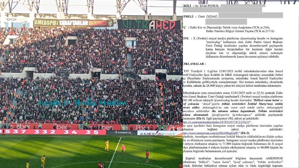 Amedspor Ümit Özdağ hakkında suç duyurusunda bulundu 