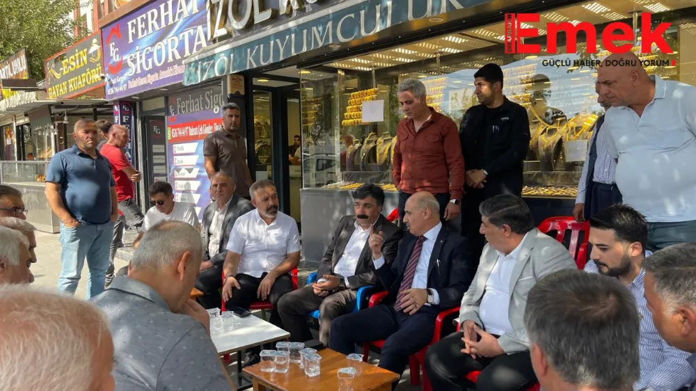 Emniyet müdürü Gökduman, kurşunlama olayının yaşandığı bölgedeki kuyumcularla buluştu 