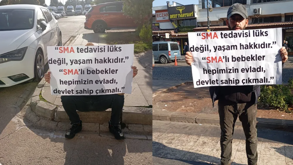 Pankartıyla kenti dolaştı: 