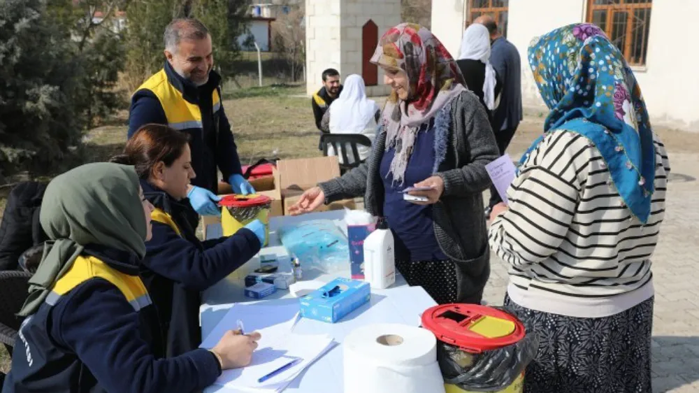 Son 4 ayda 3 bin 500 kişiye sağlık taraması hizmeti 