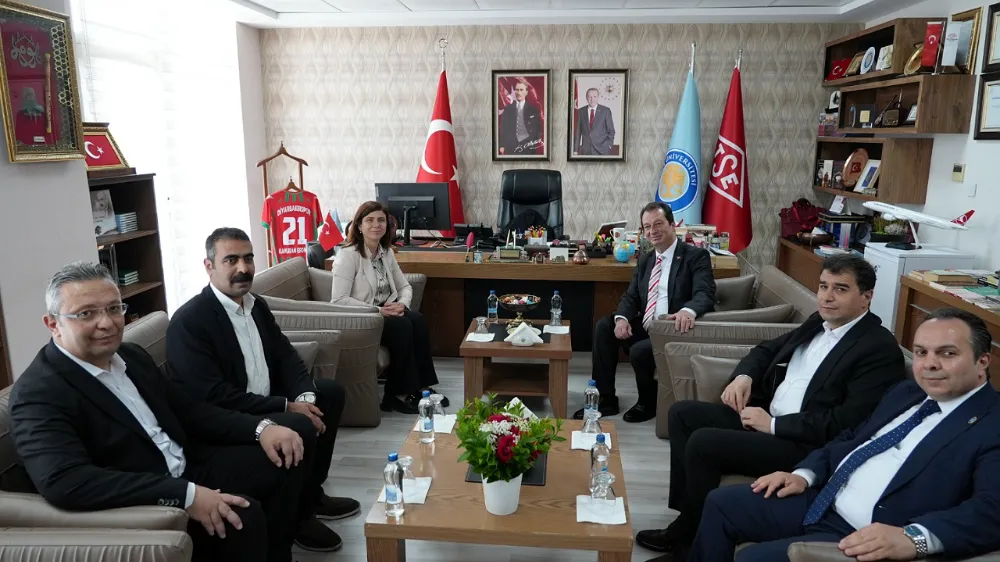 Eş Başkanlardan DÜ Rektörü Eronat
