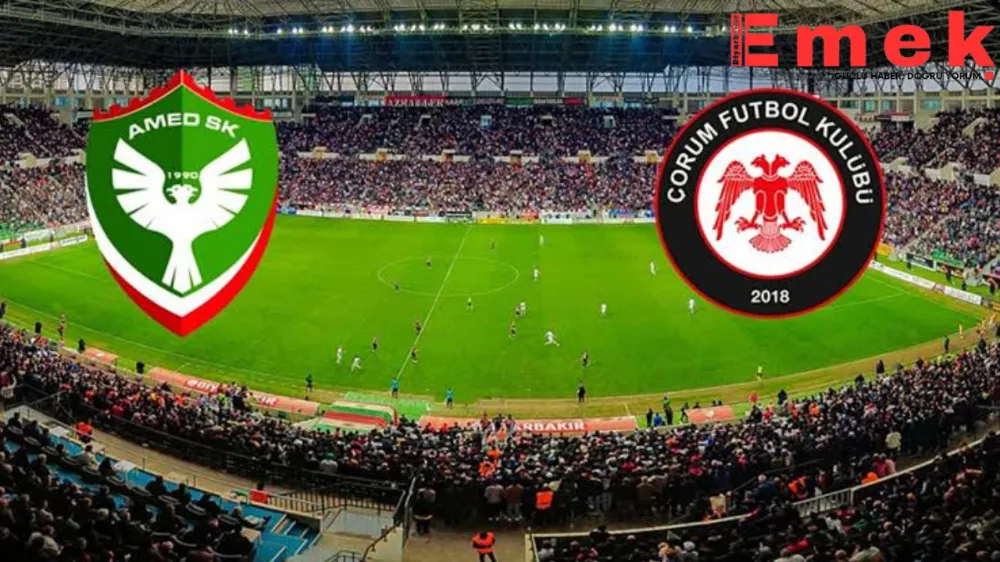 Amedspor sezona Çorum deplasmanında başlıyor 