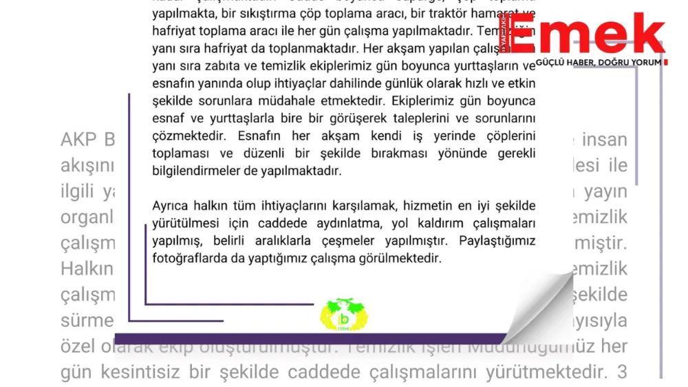 Bağlar Belediyesi: Algı yaratma çabaları boşa çıkacak 